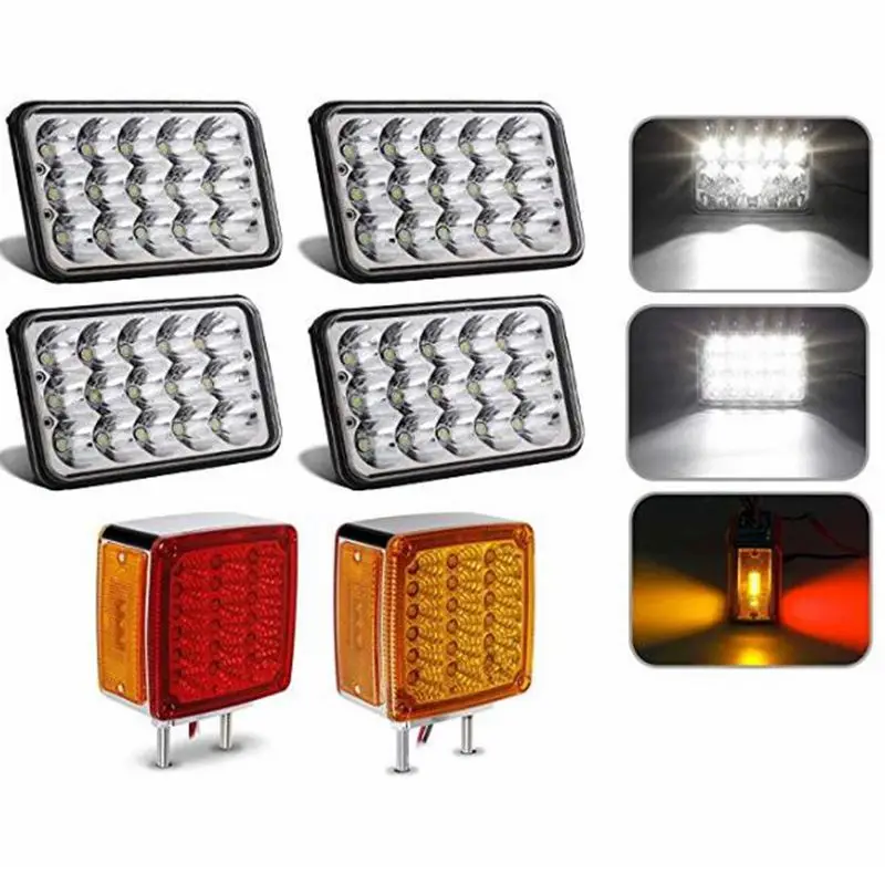 Морской Светодиодный луч светодиодный головной светильник грузовик с прицепом