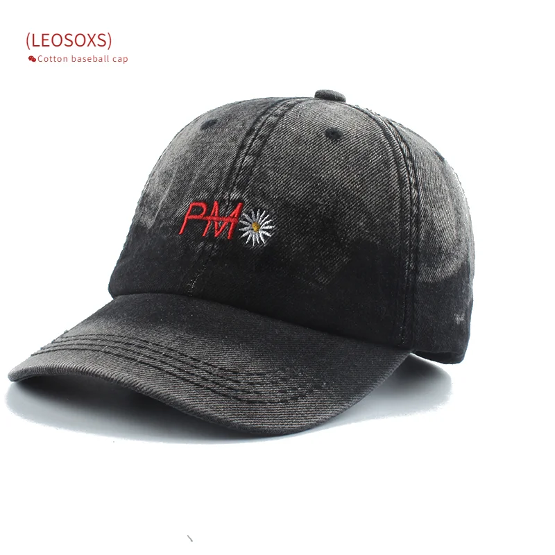 

Washed 100% Cotton Baseball Cap Summer Denim Hats for Women Men Vintage Dad Hat Embroidery Letter Outdoor Sport Hip Hop Caps
