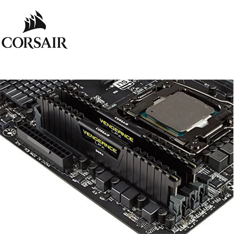 Corsair Vengeance LPX 8 Гб DDR4 DRAM 3200 МГц C16 настольная память черного цвета | Компьютеры и офис
