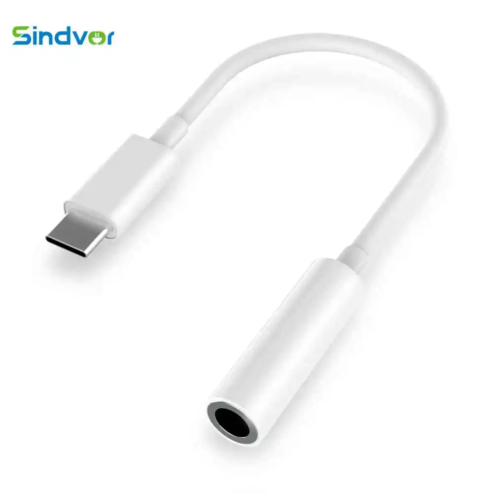 Адаптер Auswaur USB Type-C-3 5 мм 5В белый | Мобильные телефоны и аксессуары