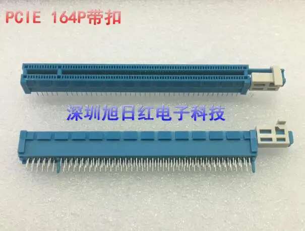 10 шт. настольная плата, разъем PCI-E 164P, гнездо для видеокарты, синий с пряжкой