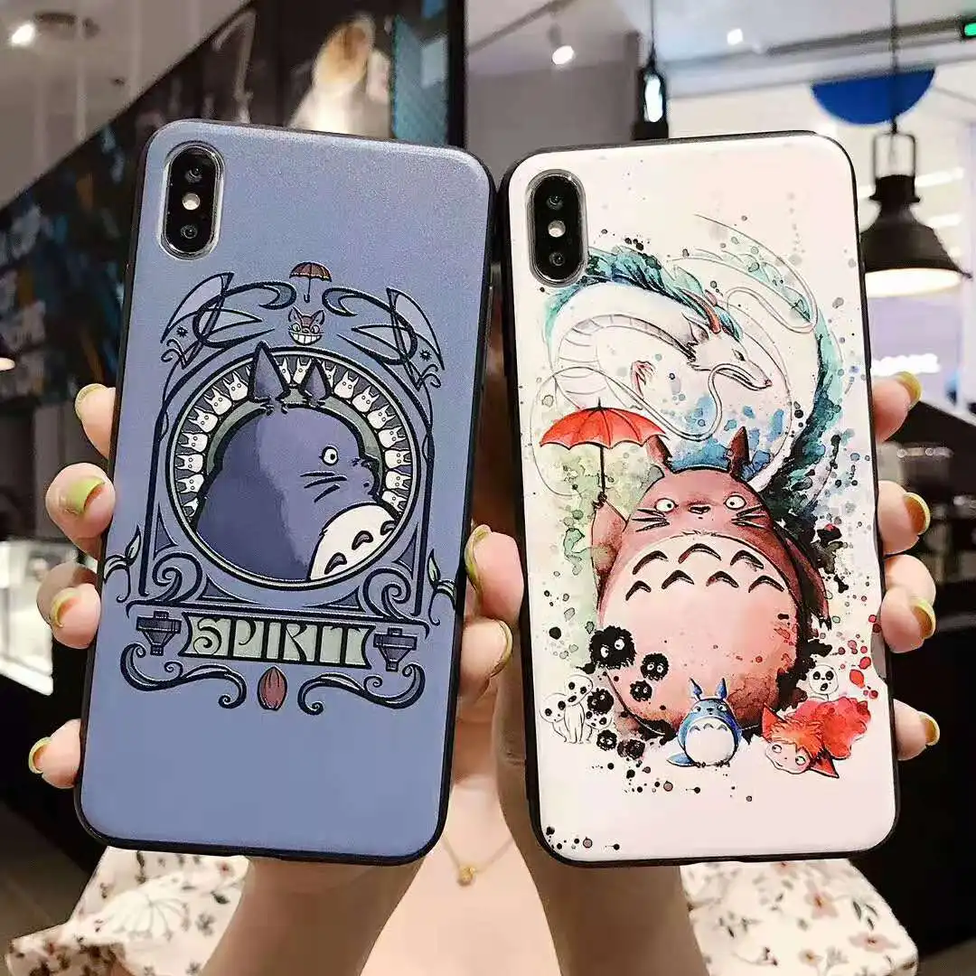 Мягкий силиконовый чехол с тиснением для iPhone X Xs Max Xr 8 7 6 6s Plus | Мобильные телефоны и