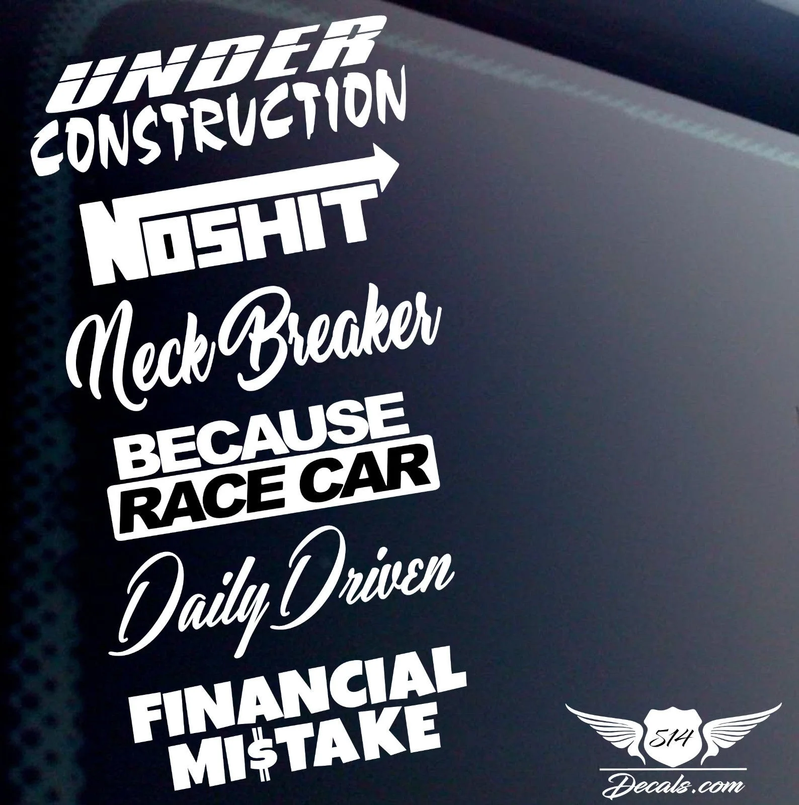 Автомобильный Стайлинг HellaflushFor JDM автомобильная наклейка Виниловая 6 шт. в