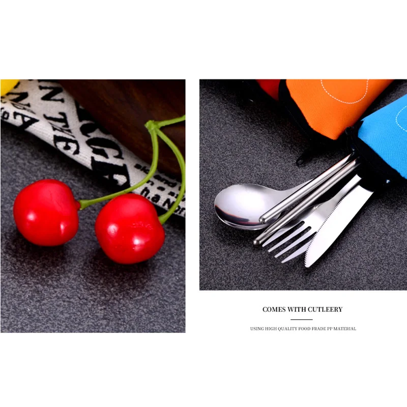 4 шт. столовые приборы из нержавеющей стали вилка ложка палочки для еды