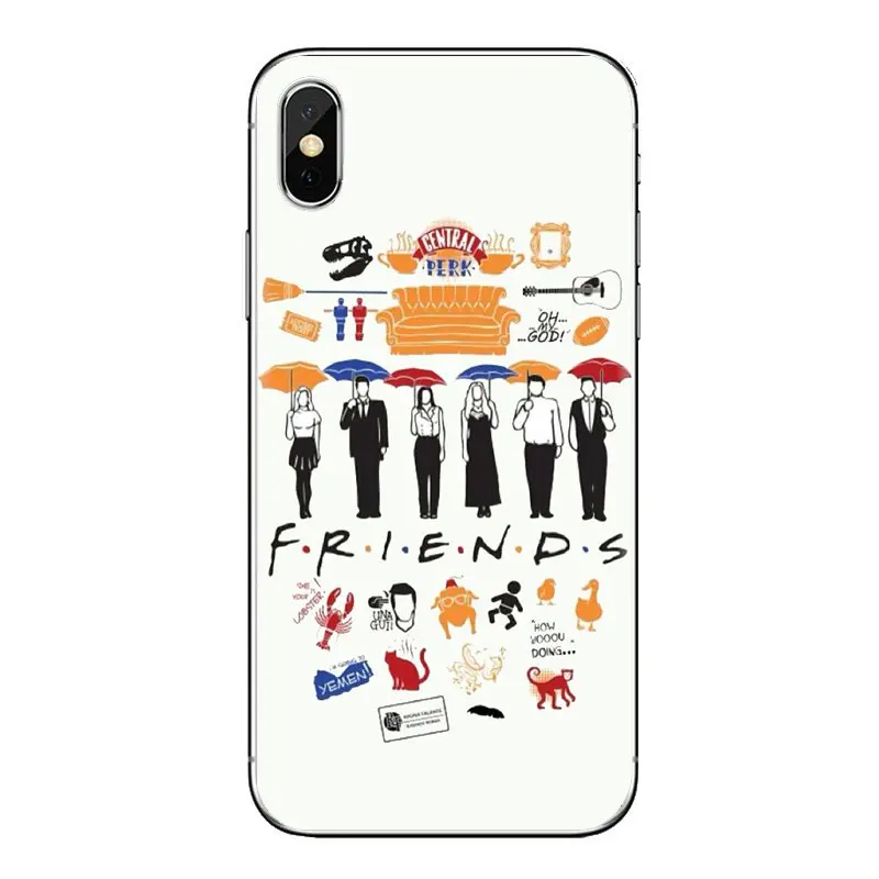 Friends TV Show Print For Huawei Nova 2 3 2i 3i Y6 Y7 Y9 Prime Pro GR3 GR5 2017 2018 2019 Y5II Y6II Soft Transparent Case Covers |