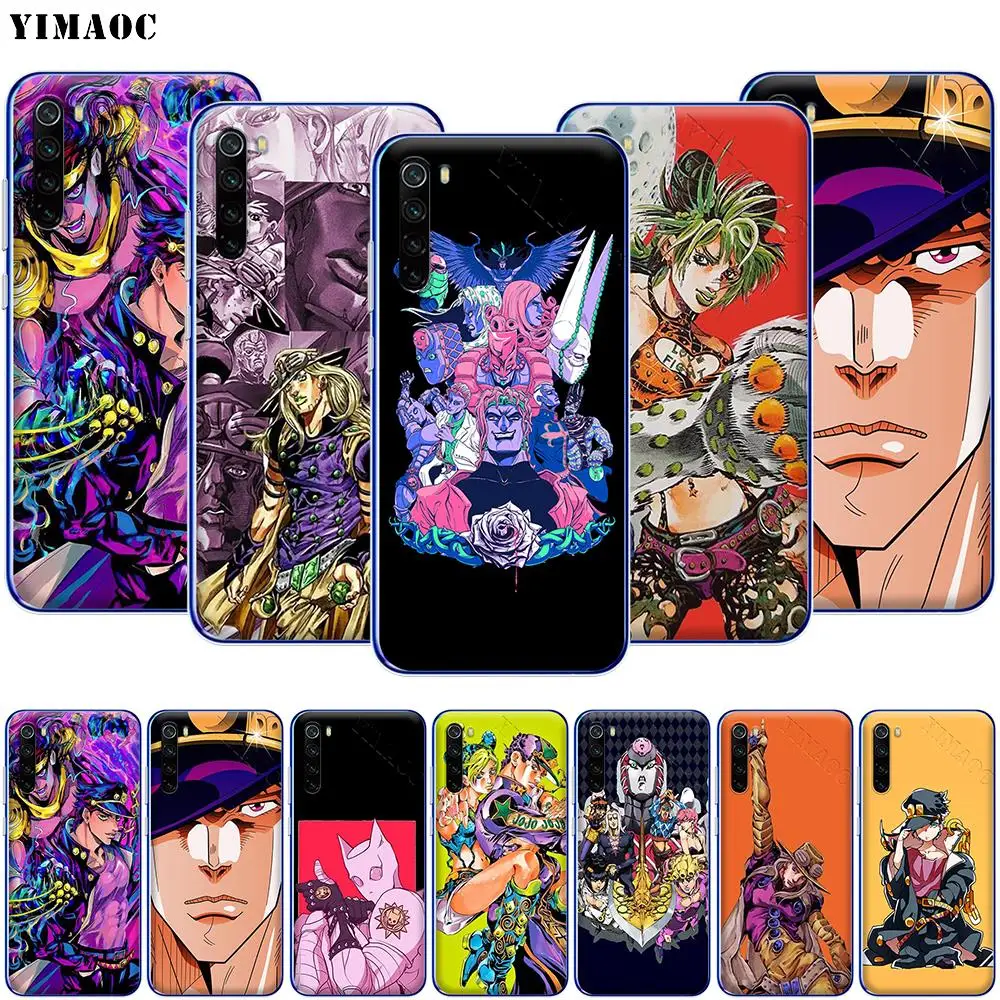 Чехол YIMAOC для телефона с изображением невероятных приключений Джоджо Xiaomi Redmi Note 8
