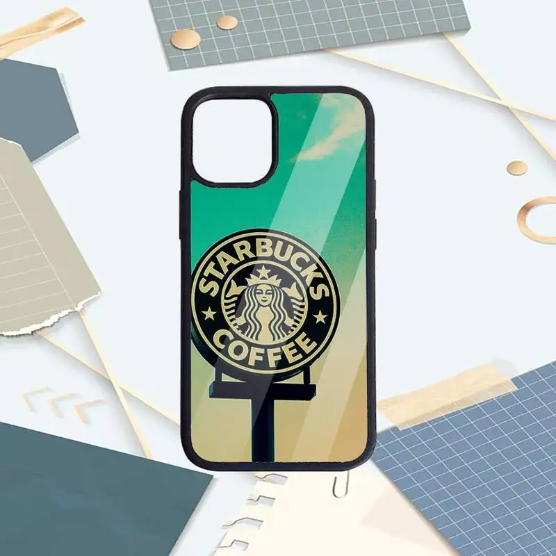 

Cartoon Cute Chocolate Coffee Phone Case PC for iPhone 11 12 pro XS MAX 8 7 6 6S Plus X 5S SE 2020 XR