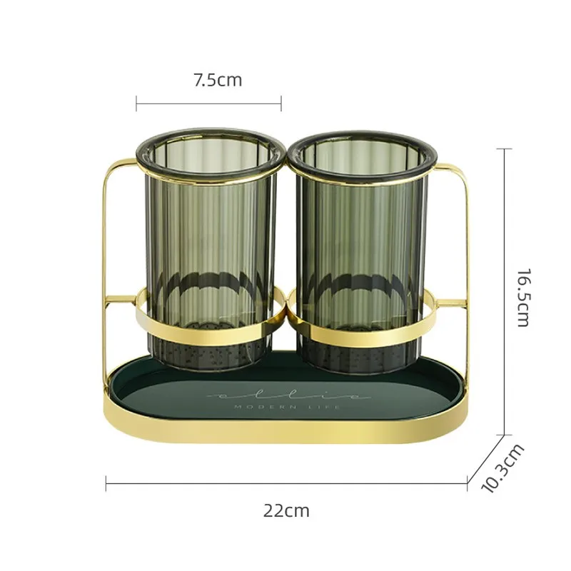 Vajilla de cocina de lujo ligera, estante para cubiertos, soporte para palillos, escurridor para el hogar, restaurante europeo-4