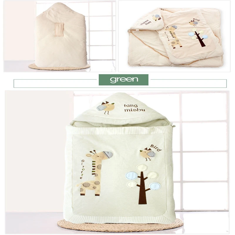 

Newborn Baby Sleeping Bag Anti-kick Dual Purpose Infants Keep Warm Hedging Thicken 85*85cm 33.46in*33.46in Babe Sleeping Bags