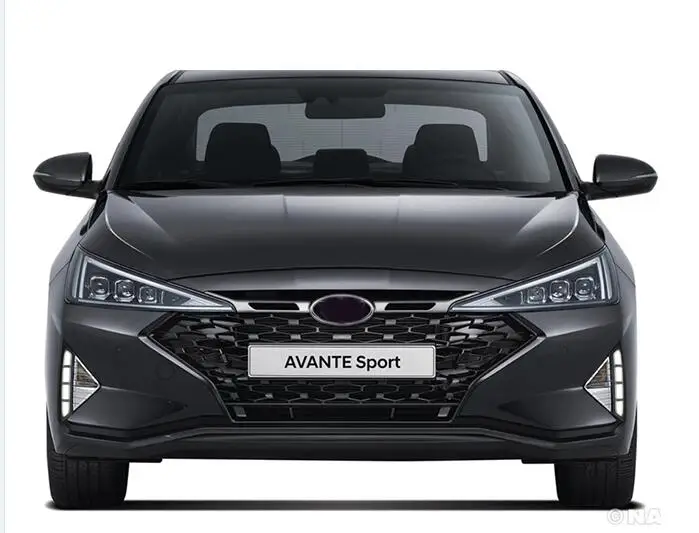DRL для hyundai Elantra AVANTE светодиодный дневные ходовые огни дневной свет противотуманная фара с желтым поворотным сигналом стиль реле