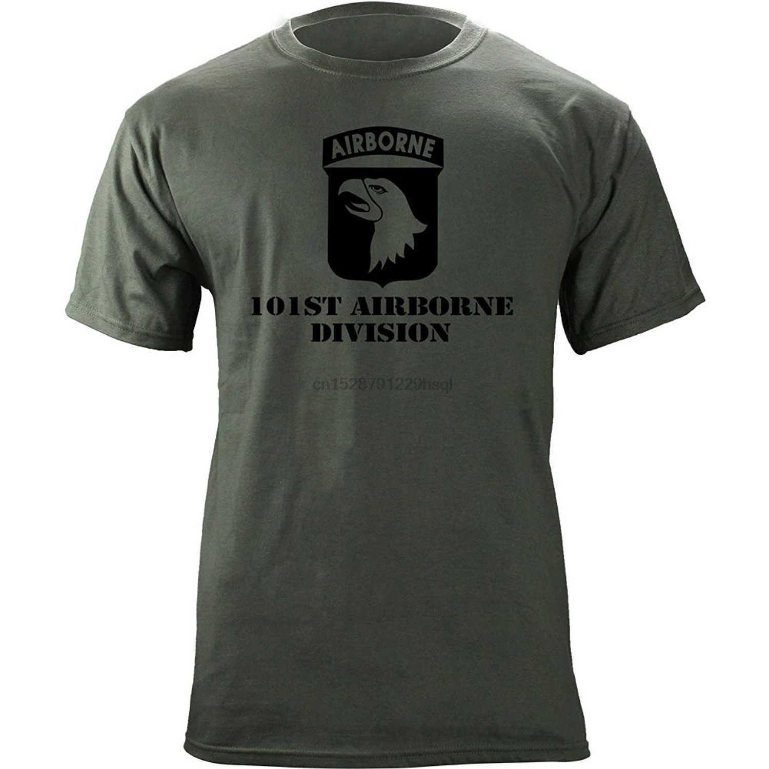 Новая летняя Высококачественная футболка армейская 101st Division Subdued Airborne Cool|Мужские