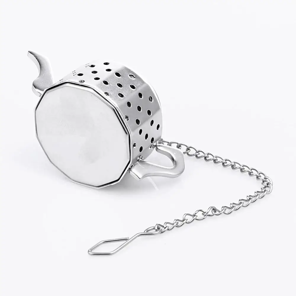 

1pc Cute Tea Infuser Teapot Stainless Steel Shape Tea Leaf Spice Strainer Mesh Filter Tea Strainer Teaware Tools Accessories