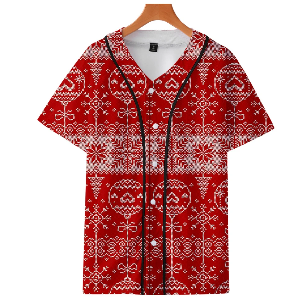 

Christmas 3D Printed Baseball T-shirt Women/Men Fashion Summer Short Sleeve Tshirt 2019 Hot Sale Casual Streetwear Clothes