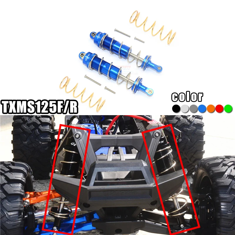 

Запчасти для радиоуправляемых автомобилей GPM 1/10 MAXX Bigfoot, обновленные аксессуары, толстая пружина, передние и задние универсальные амортизат...