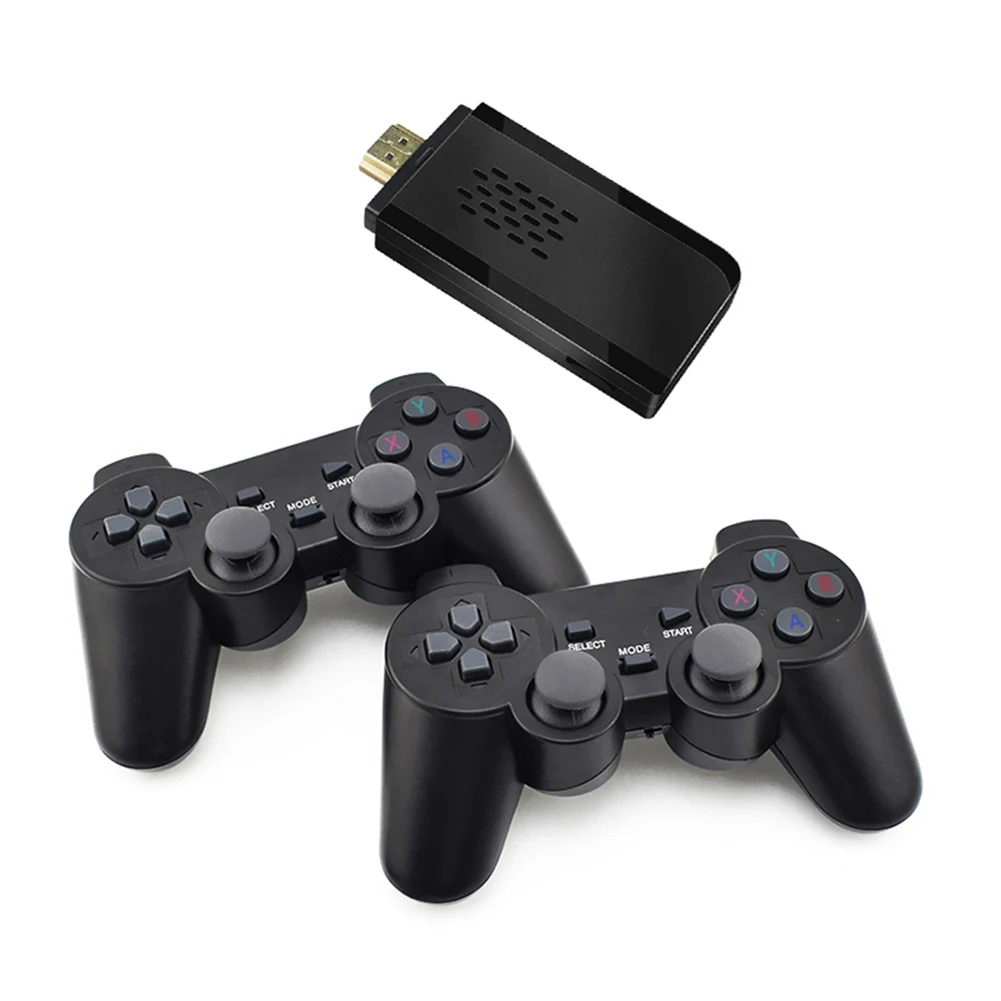

Y3 Slim Wireless 4K HD Retro TV Video Gaming Console with 2 Game Controller Gamepad HDMI-compatible for PS1/FC/GBA