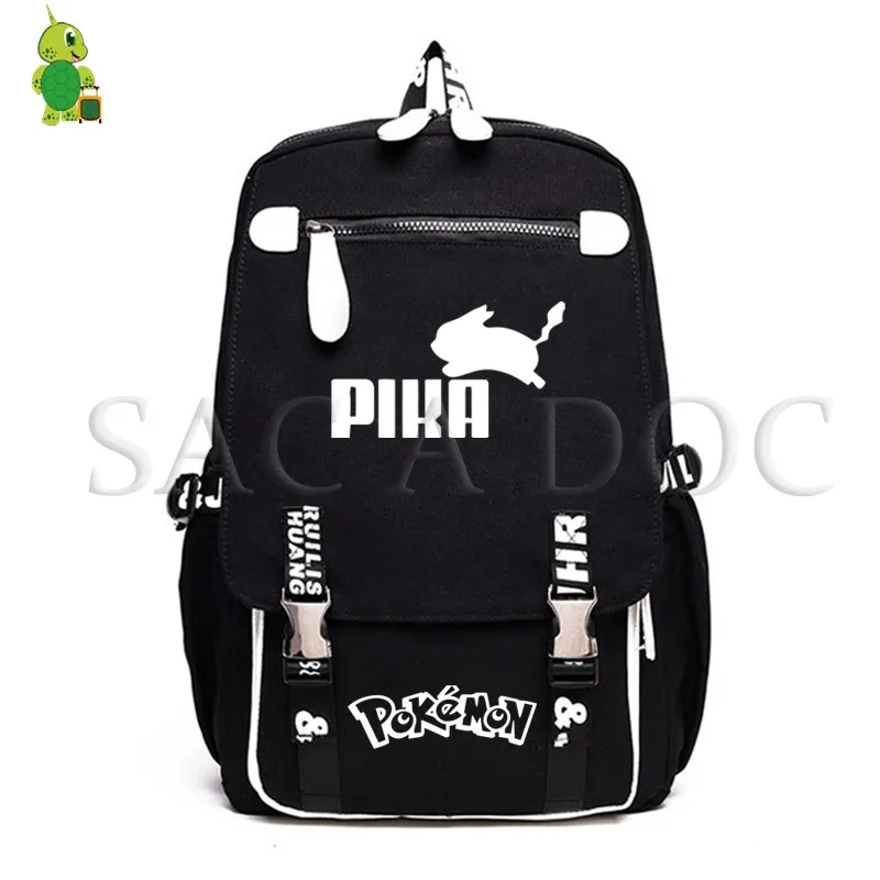 4 Покемон рюкзак с отражающими вставками Pikachu Eevee школьные сумки для подростков девочек мальчиков ноутбук удобный рюкзак для путешествий Сумки - Цвет: 4