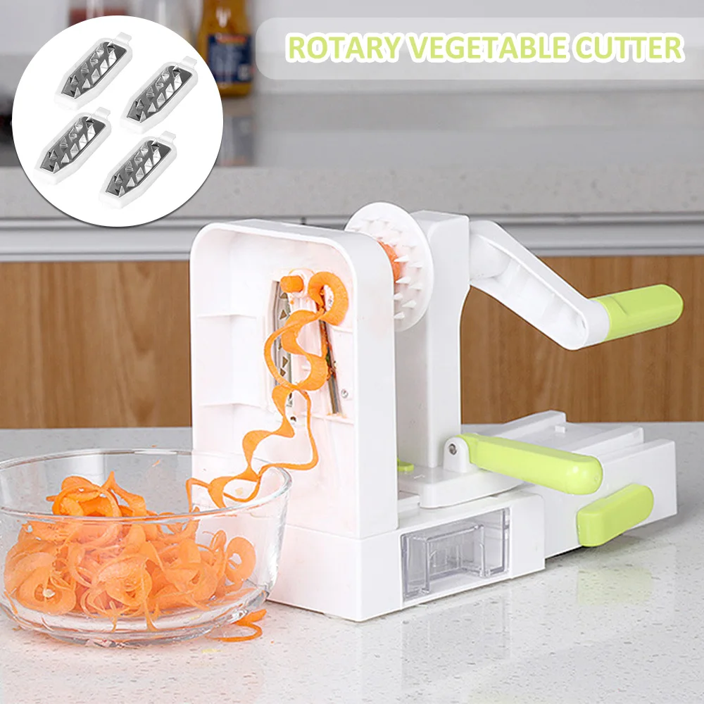 

4-Blade Spiralizer Vegetable Slicer Foldable Spiral Slicer Dishwasher Safe Zucchini Noodle Veggie Pasta Spaghetti Maker