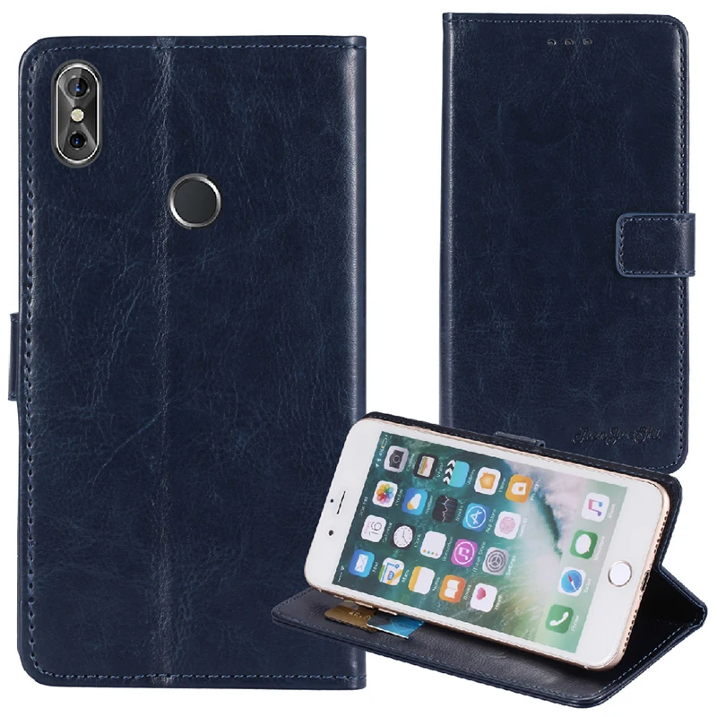 TienJueShi Deluxe Durable High quality PU Protection Leather Cover Phone Case For HomTom H5 5.7 inch Shell Wallet Etui Skin | Мобильные