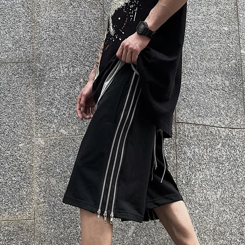 

Women Knee length pants trousers sport causal loose wide pant solid black summer new men clothes wholesale hip hop high quality