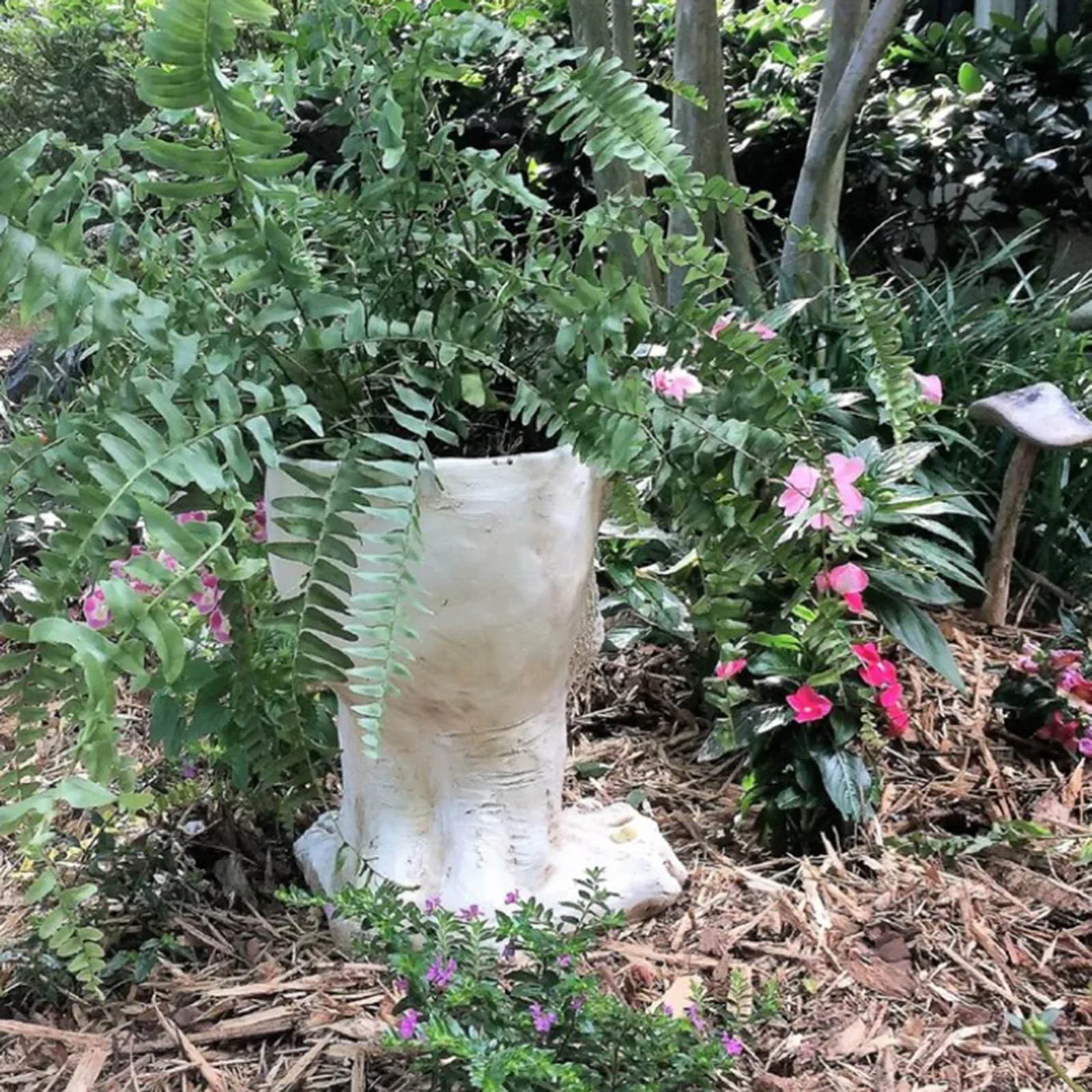 Статуя муггли с лицом Забавный горшок скульптура мугги забавное выражение