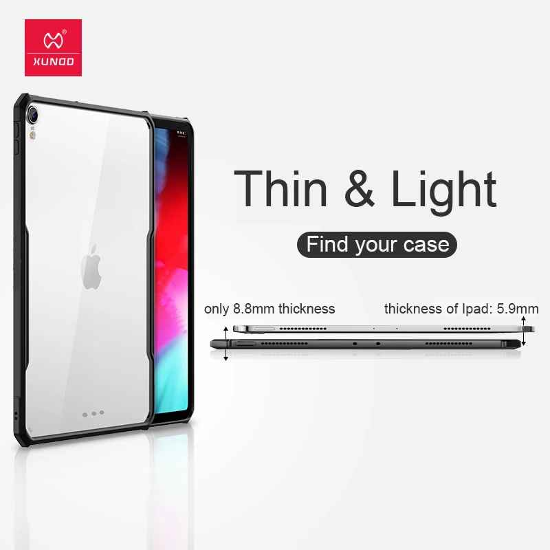 Чехол Xundd для планшета Apple iPad Pro 11 дюймов 2018 2020 противоударный Тонкий чехол подушки