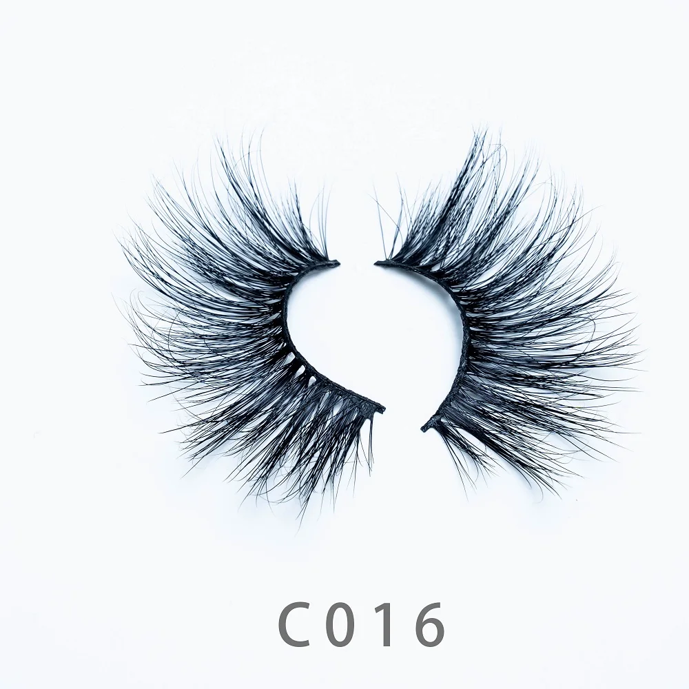

30mm C16 Cruelty Free Very Soft Fluffy 5D Long Mink Lashes Natural Strip False Eyelashes Long Real Mink Lashes Extension