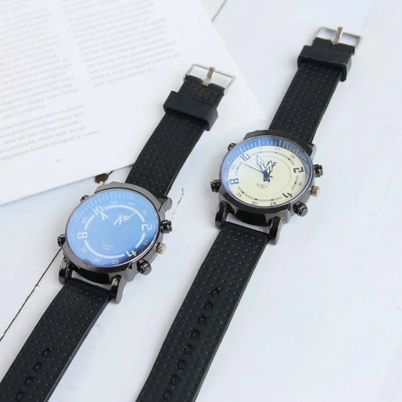 Женские часы серые контрастные Силиконовые кварцевые женские мужские для