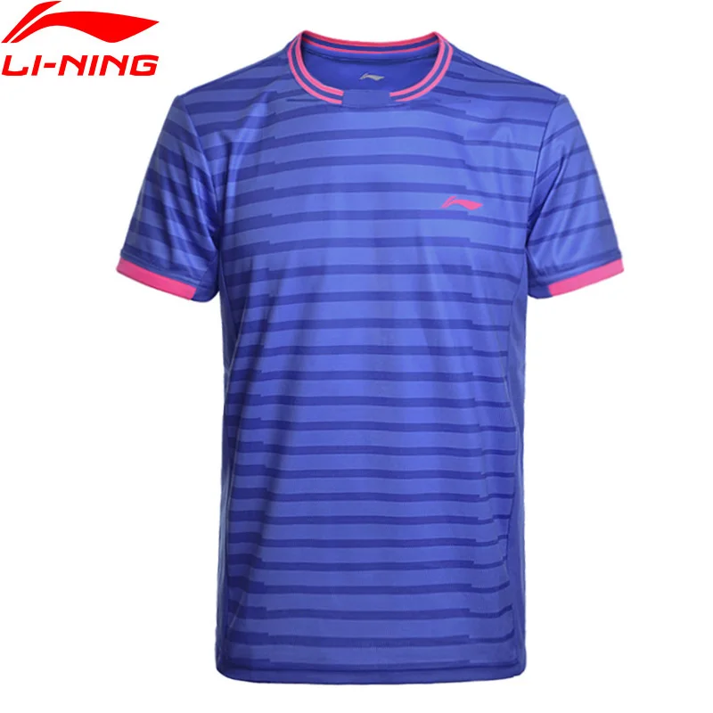 Мужские рубашки для бадминтона Li-Ning сухой дышащий крой Стандартный спортивные