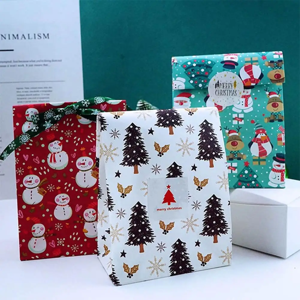 2020 Рождественский Санта снеговик медведь Лось Пингвин Подарочная сумка Puoch