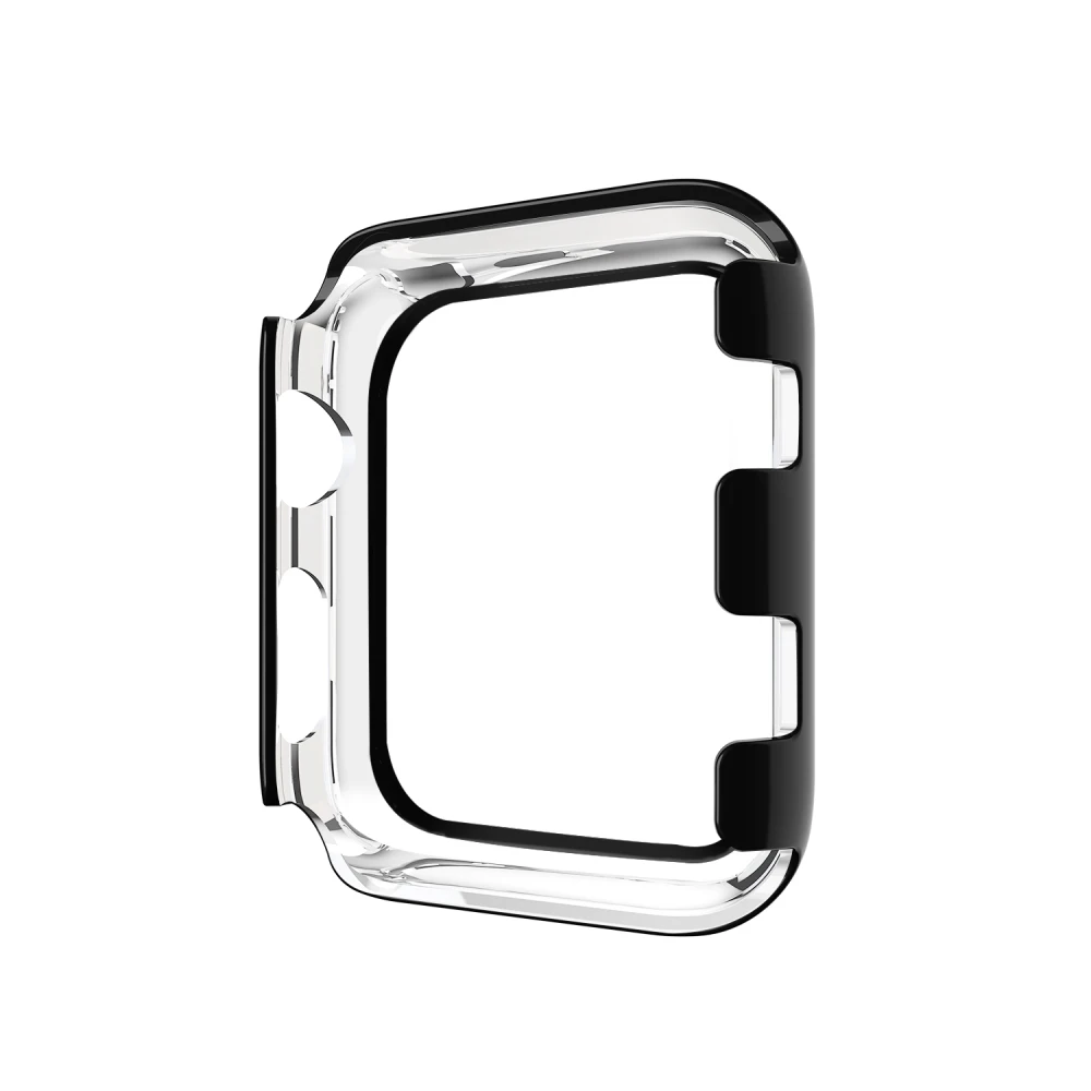 Чехол для часов для Apple Watch Series 3, 2, ремешок, чехол 42 мм, чехол из закаленного стекла, жесткий защитный экран для iWatch 38 мм, корпус