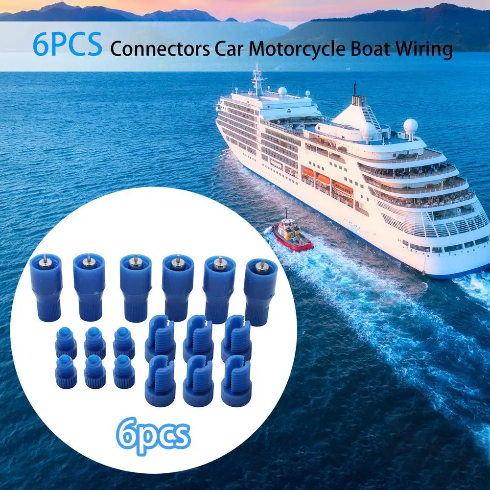 6 шт. соединители для автомобиля мотоцикла лодки |