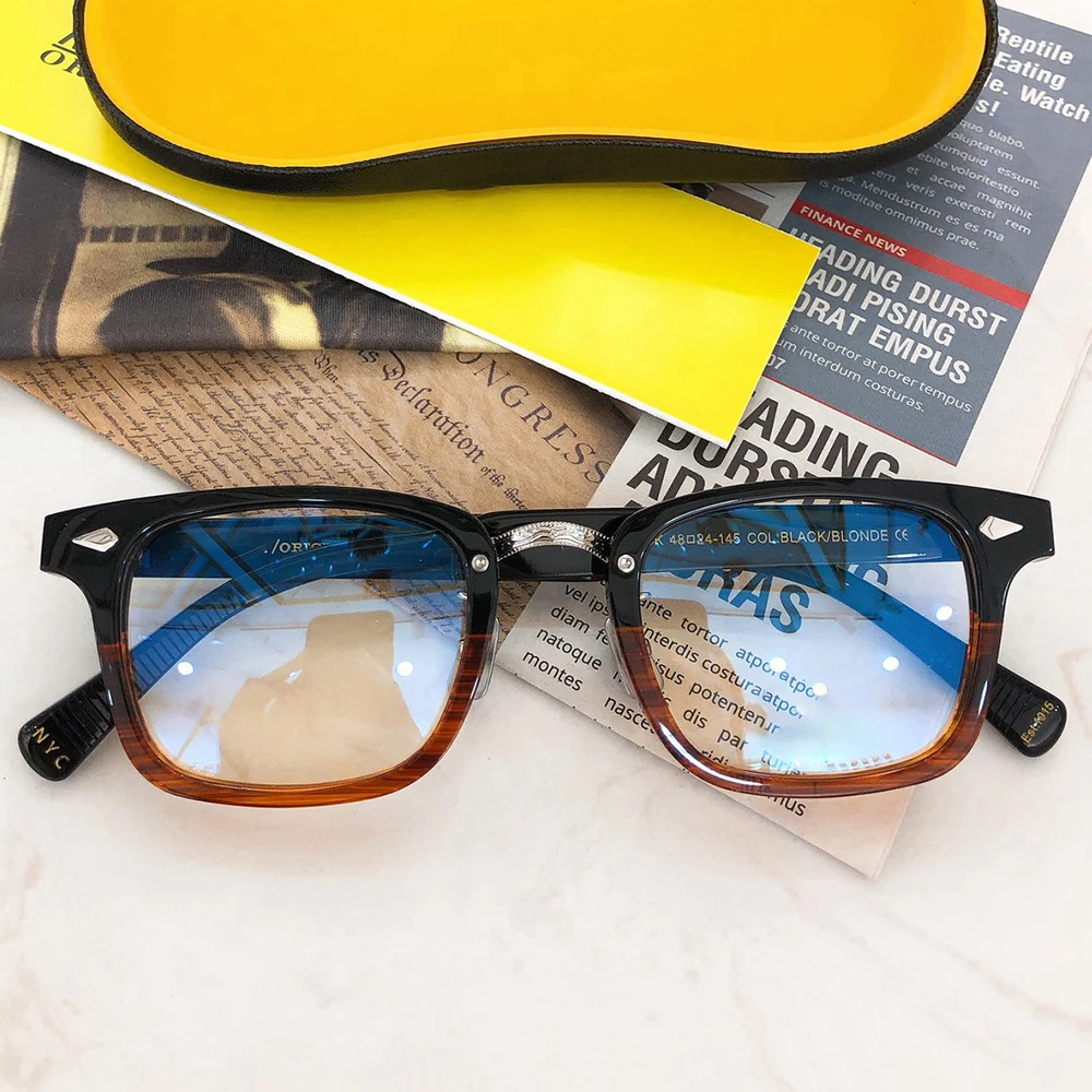 

Square Retro Eyeglasses Frame For Male and Female Vintage Acetate Frame