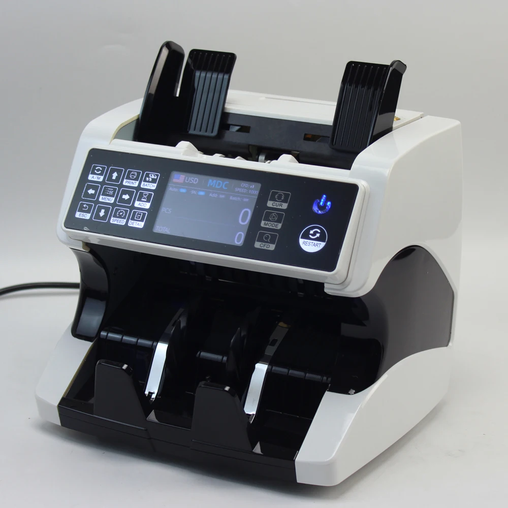 Сенсорный экран CIS mix value счетчик Высокая точность детектор денег 6-8 биллнот