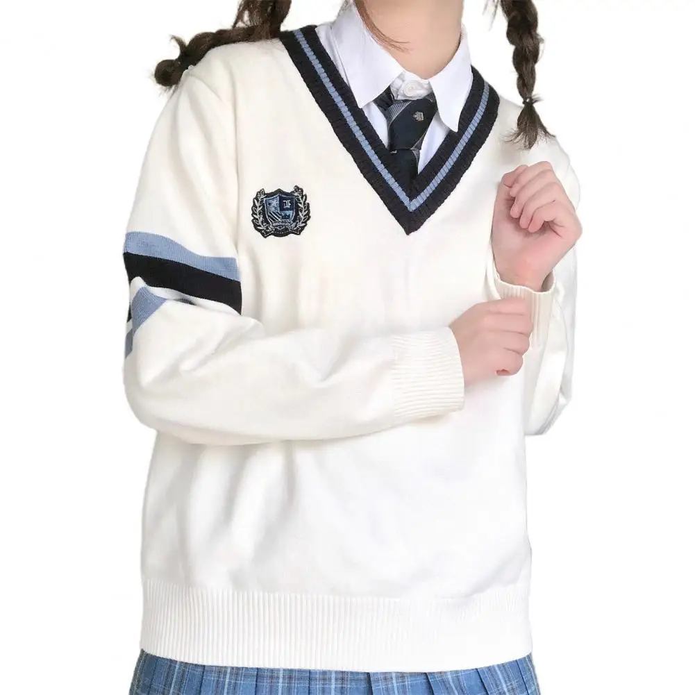

Sweater Soft Sportswear Youth Women School Knitted Top for Dating