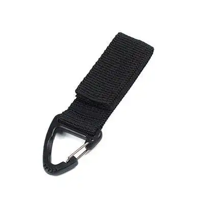 BBGK0039B Открытый Кемпинг Пешие прогулки Molle тактическая нейлоновая лента рюкзак брелок треугольник рюкзак, сумка-пояс застежка Крюк Пряжка - Цвет: BBGK0039B
