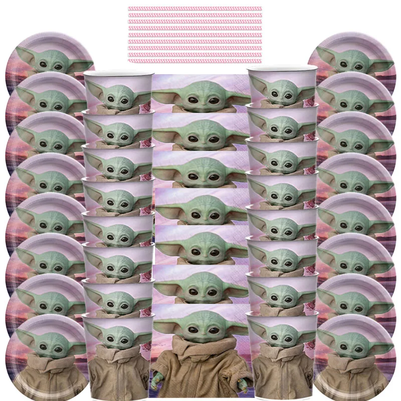 Мандалорианская йода украшения для детской вечевечерние воздушные шарики