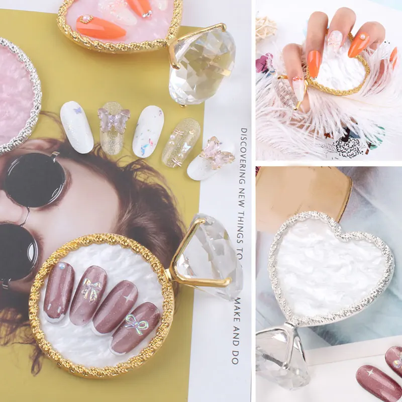 Бриллиантовая пластина для дизайна ногтей стенд демонстрации гель-лака