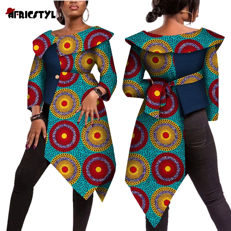 Новые африканские Топы базин 2020 футболки больших размеров для женщин