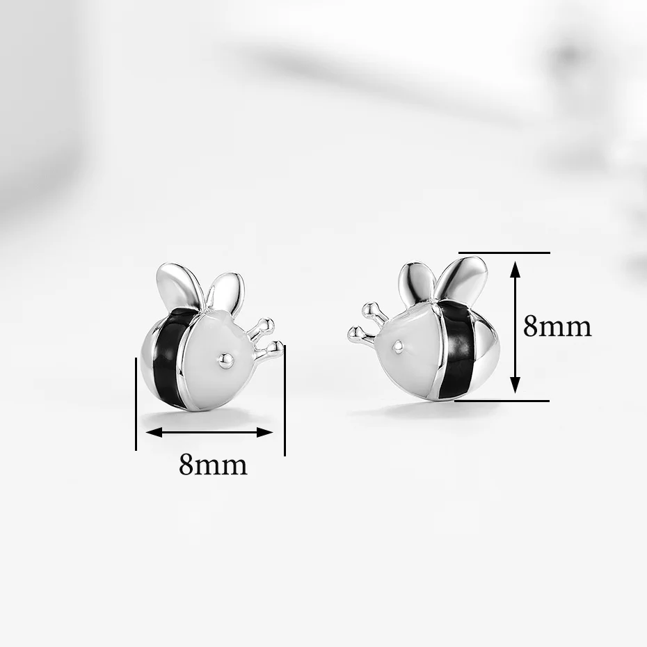 Kuololit милые серьги гвоздики для женщин детская одежда девочек однотонные 925 пробы