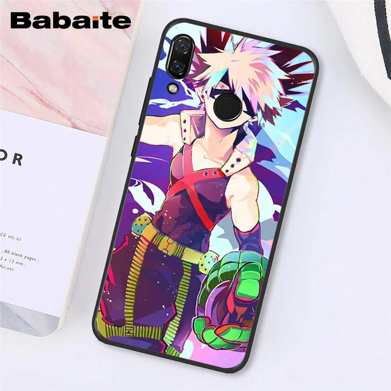 Babaite японское аниме мой герой Boku no Hero Academy чехол для телефона для Xiaomi Redmi8 4X 6A S2 Go Redmi 5 5Plus Note4 5 7 Note8Pro