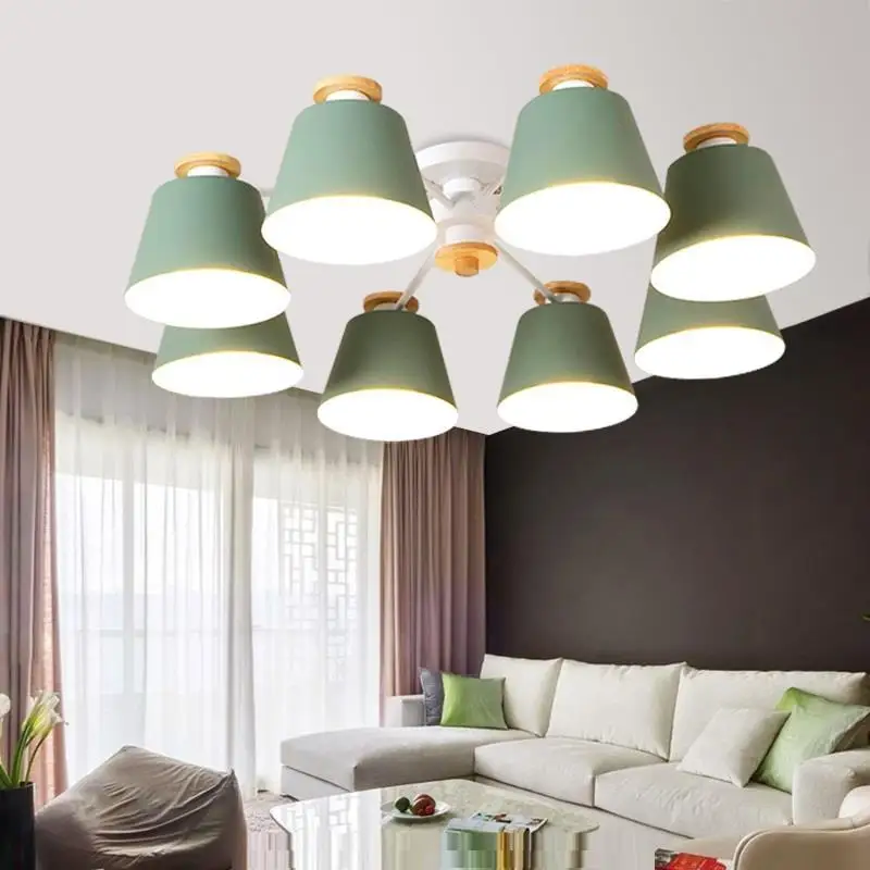 Современный кухонный подвесной светильник в нордическом стиле люстра лофт