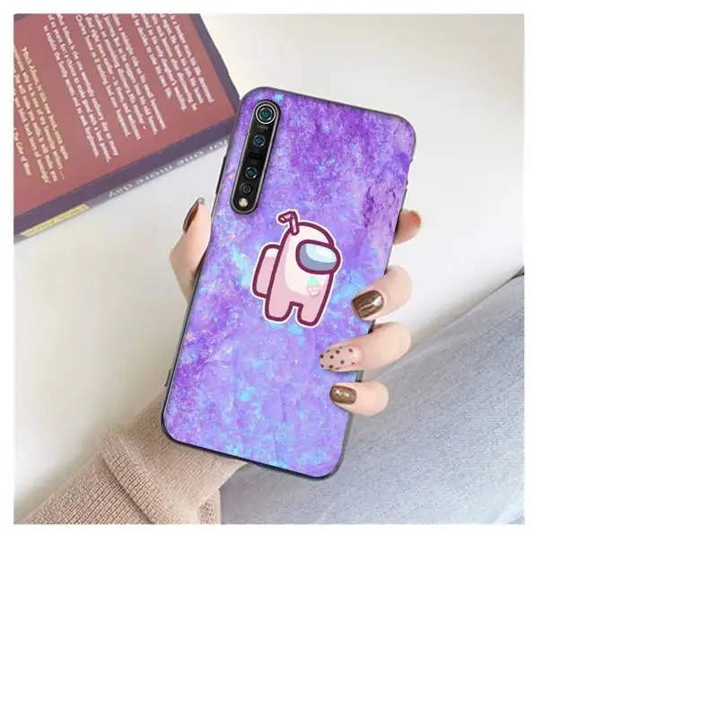 

LJHYDFCNB Among Us Black Soft Phone Case For Xiaomi 8 9 Se 10 10pro Note 2 3 10 MIX2 S MAX2 3 F1 5X