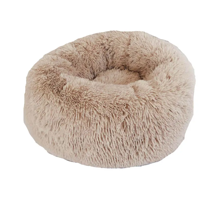 Кровать для питомца собаки Удобная пончик Cuddler круглая кровать ультра мягкая