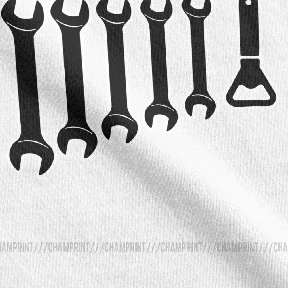 Винтовой ключ Открыватель механические футболки мужской инженер для ремонта