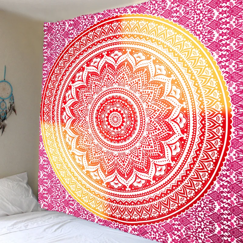 Горячая Распродажа Мандала настенный гобелен ткань постельного белья в