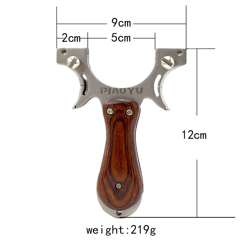 

Newly Upgraded Stainless Steel Slingshot with Sight Widened Slingshot Head High Precision Professional Outdoor Shooting Catapult