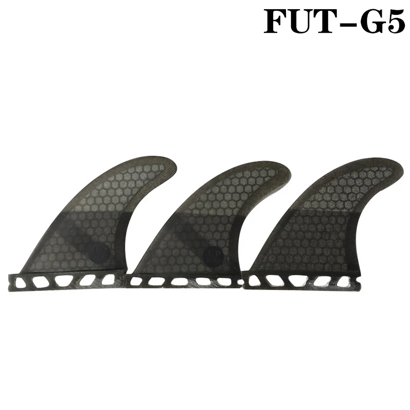 Surf Future Fin paddle board G5 Upsurf логотип соты Стекловолоконные плавники доски для серфинга плавник Размер M 3 штуки в комплекте - Цвет: Gray G5