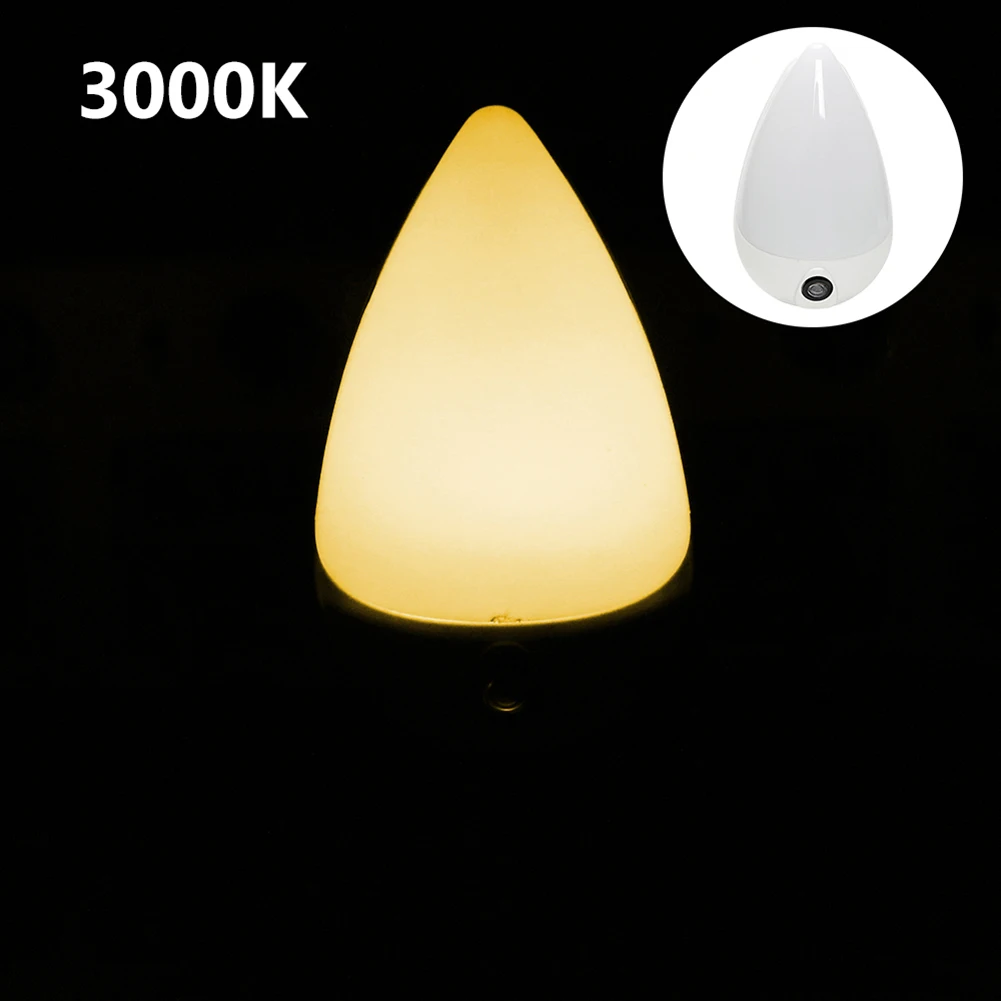 

Bedroom Smart Light LED Night Eye Protection Sensor Water Drops Shape Studying College Dormitory Lamp Wall Socket