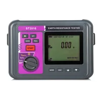 NicetyMeter 2/3 Pole Double Clamps Earth Ground Resistance Tester Soil Resistivity With USB  ST-2106