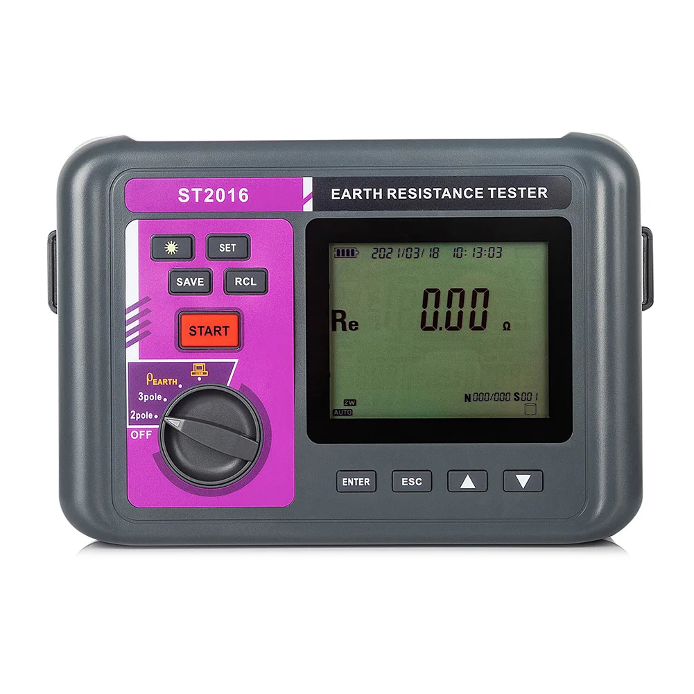 NicetyMeter 2/3 полюсный тестер сопротивления заземления почвы с USB ST 2106|Измерители